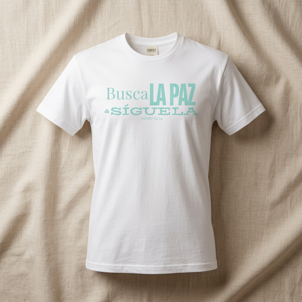 CHOOSE PEACE & FOLLOW IT/BUSCA LA PAZ Y SIGUELA