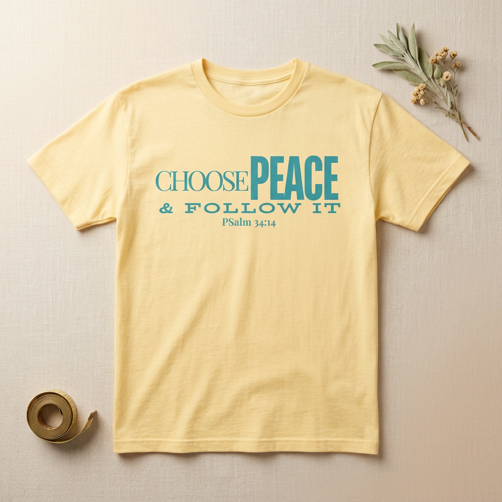 CHOOSE PEACE & FOLLOW IT/BUSCA LA PAZ Y SIGUELA