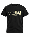 Choose Peace Black T-Shirt